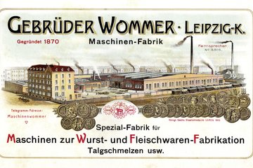 Fabrikgelände Gebrüder Wommer 1897