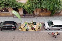 Der Umweltbund Ökolöwe setzt sich ein für Parks statt Parkplätze
