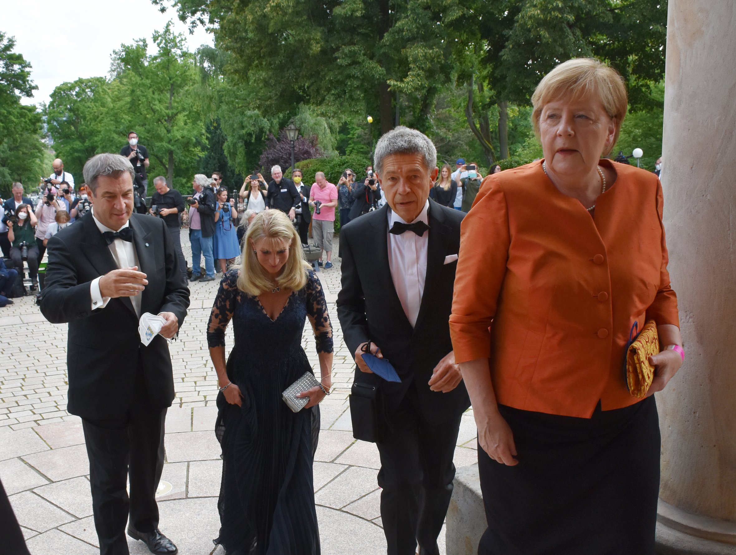 Angela Merkel mit Ehemann Joachim Sauer