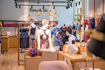 Das „na & liv“ ist eher Wäscheboutique als Sanitätshaus