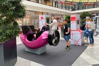 An den Mitmachstationen lassen sich Anato- mie und Körperfunktionen spielerisch erkunden