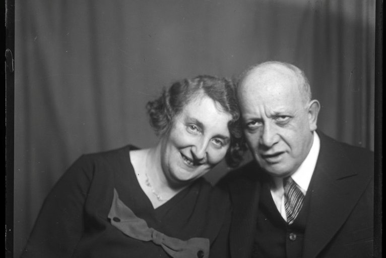 Abram Mittelmann und Alma Goliner in einem Selbstporträt der 1930er Jahre. Sie überlebten den Holocaust nicht