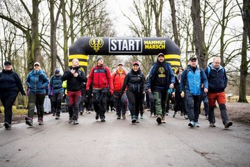 Der Mammutmarsch ist das größte Wanderevent in Leipzig