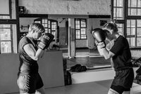 Trainingsfight im Sidekick Leipzig e. V