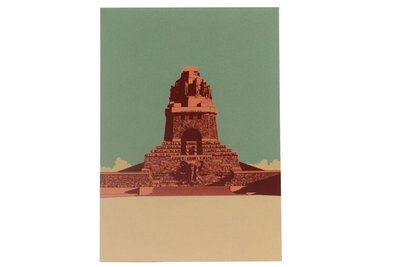 Leipzig-Postkarte „Völkerschlachtdenkmal“ – A6 Hochformat