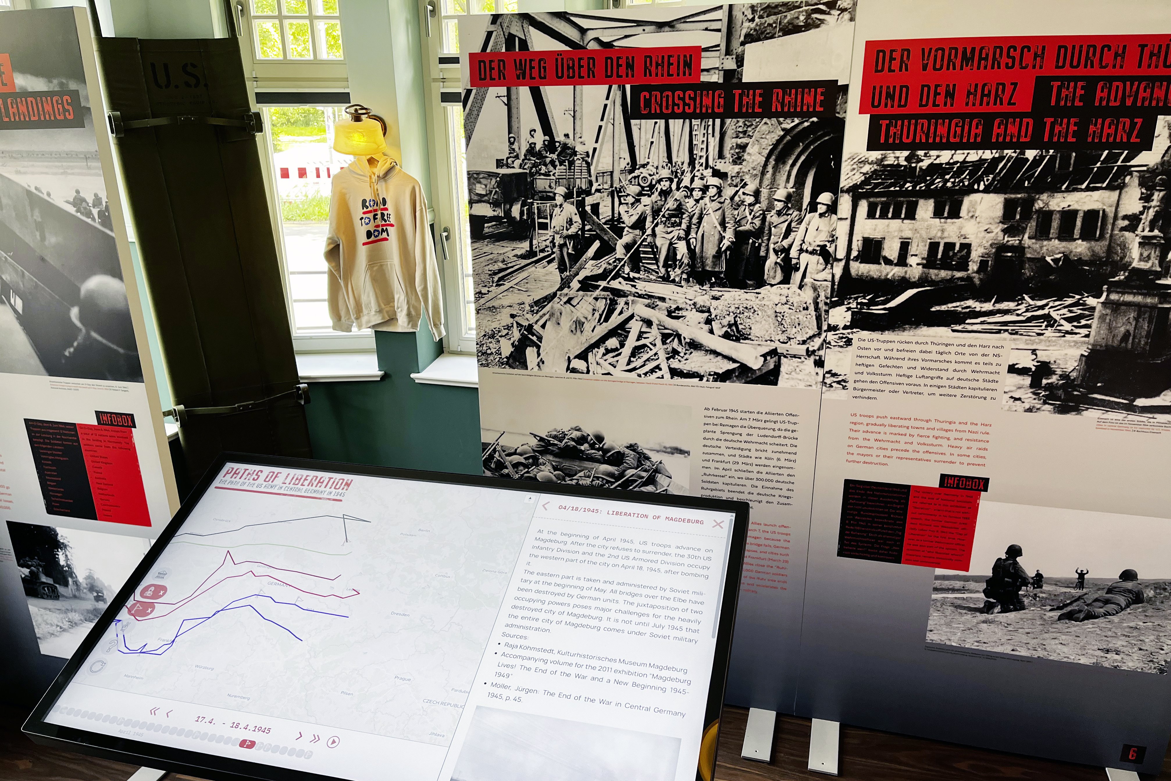 Blick in die Ausstellung im Capa Haus
