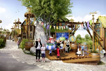 Meet & Greet mit Asterix und Obelix im Idefix’ Abenteuerland