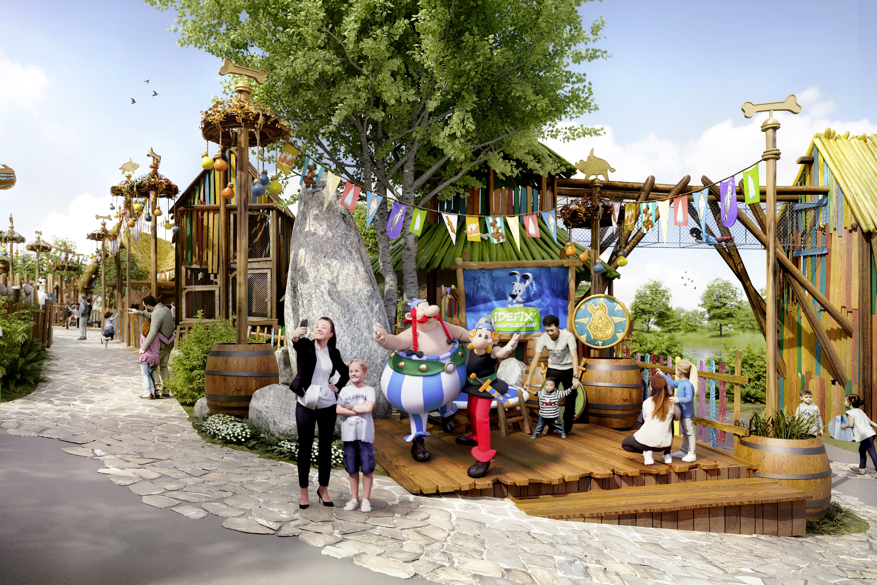 Meet & Greet mit Asterix und Obelix im Idefix’ Abenteuerland