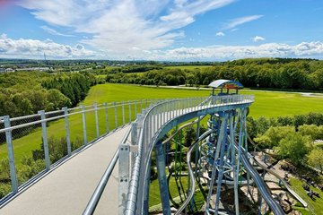 Der neue Skywalk gehört zu den jüngsten Attraktionen des Sonnenlandparks