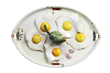 Filigrane Porzellanschale von Sonnegard Marcks