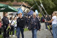 Annekatrin Thiele (links) und Trainerin Angelika Noack