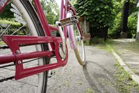 Fahrrad in Nahaufnahme