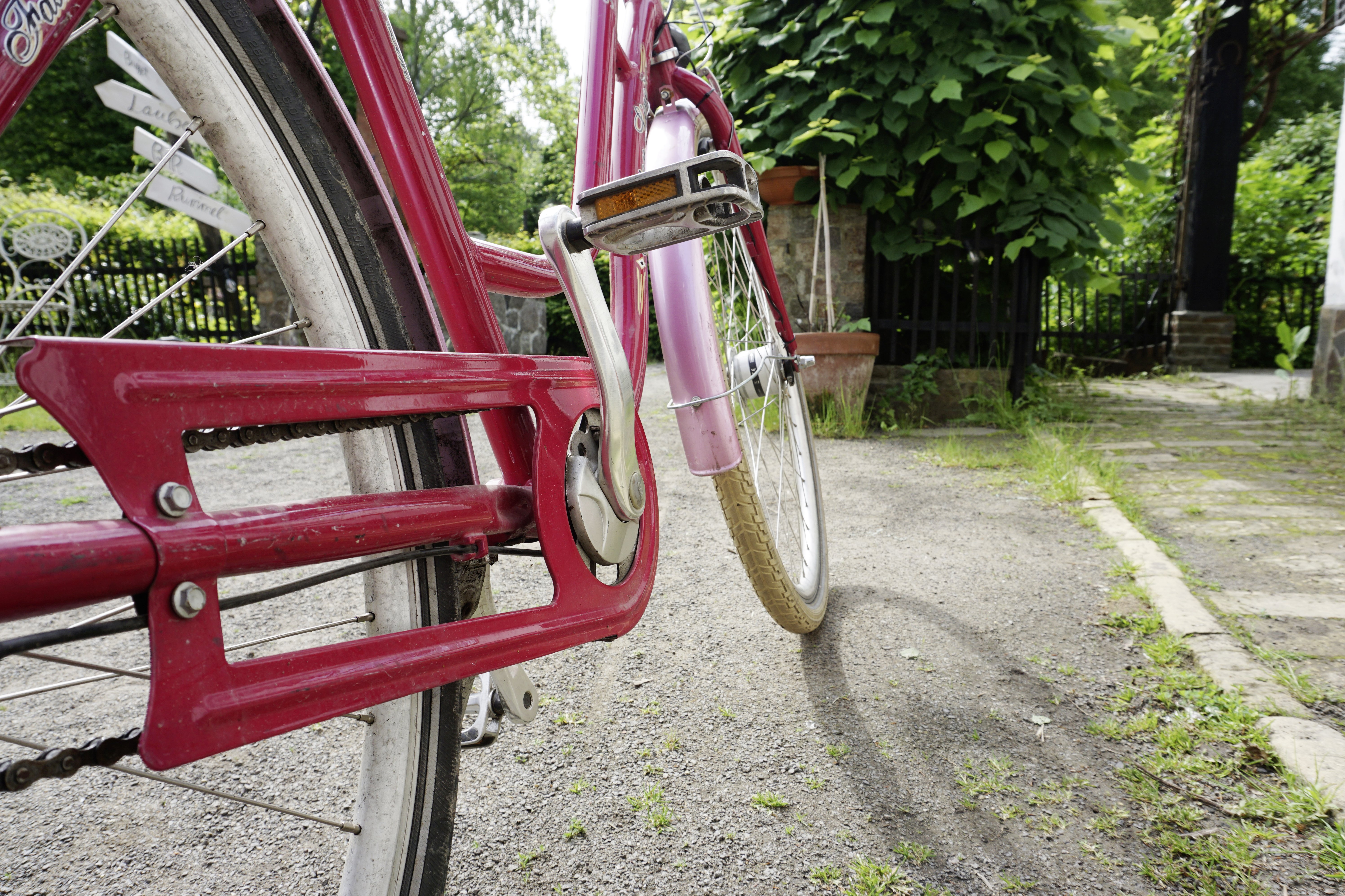 Fahrrad in Nahaufnahme