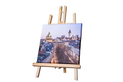 Mini-Leinwand Leipzig Panorama – Neues Rathaus & Bundes&shy;ver&shy;waltungs&shy;gericht
