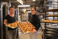 Matthias und Christine Göbecke in ihrer Handwerksbäckerei in Leipzig