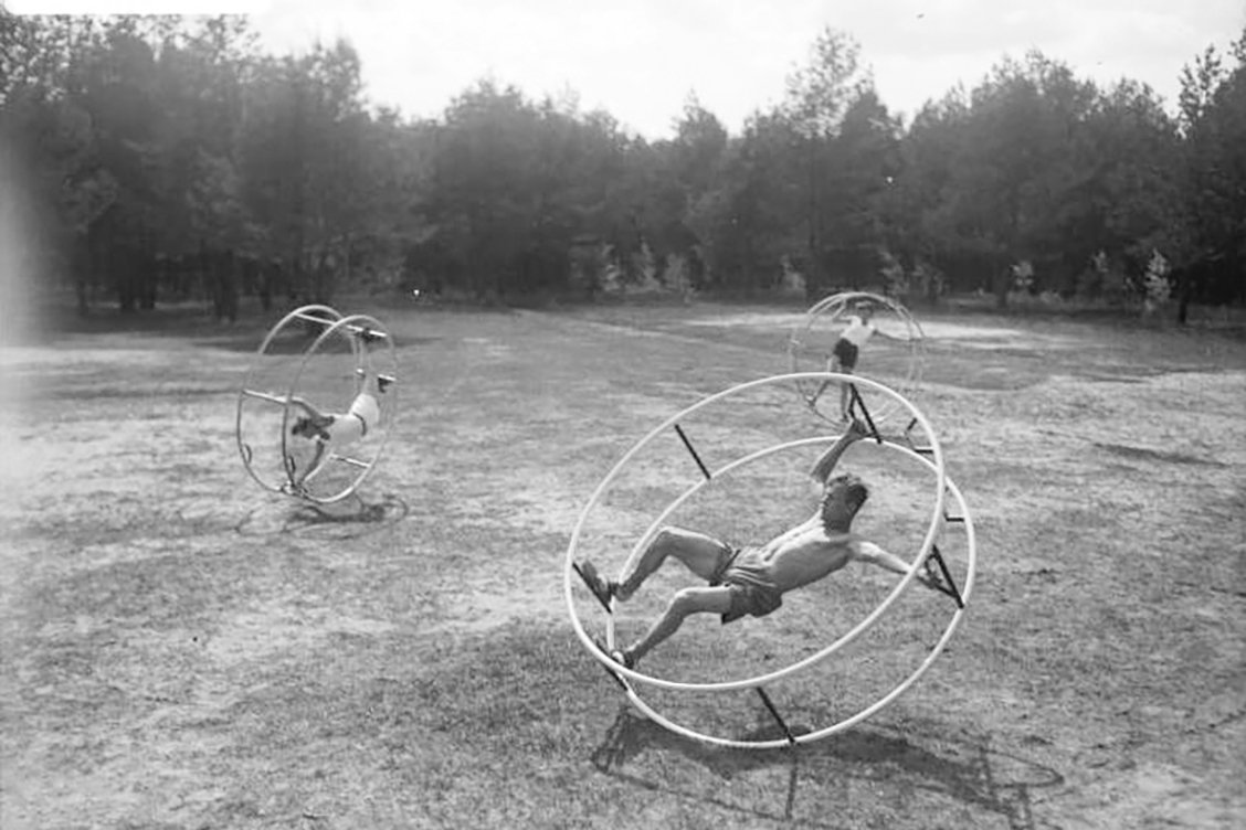 Das Rhönrad wurde 1925 in Bayern erfunden