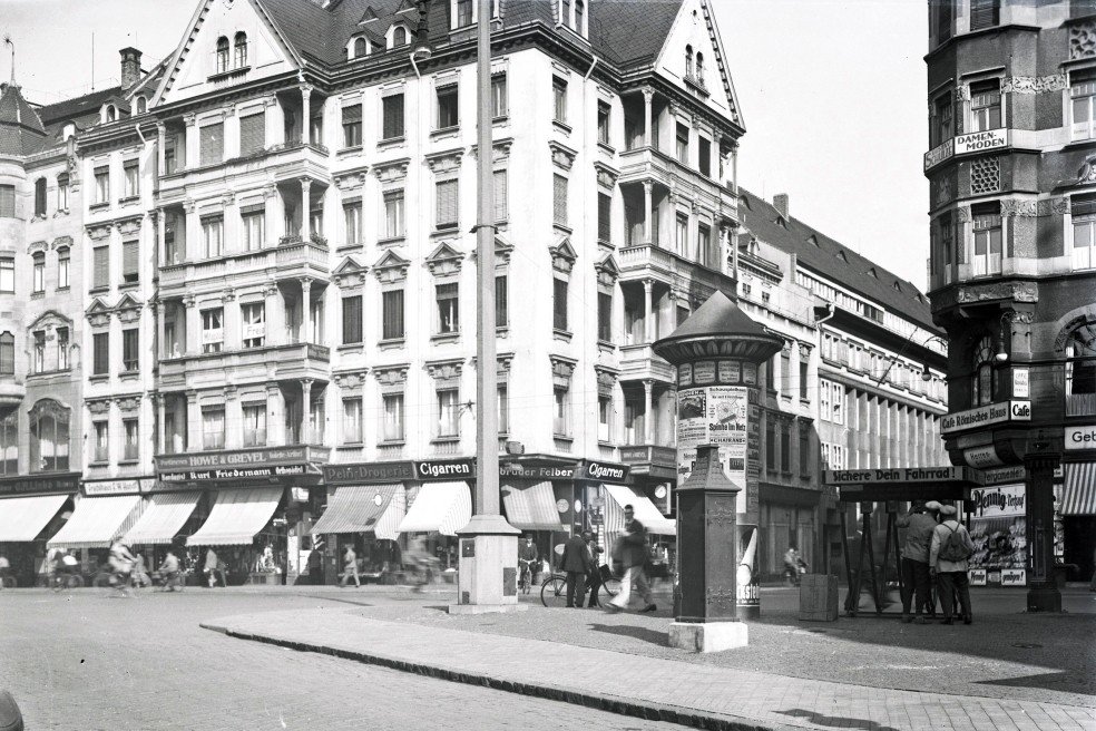 Abram Mittelmann lebte und arbeitete von 1909 bis 1938 im Peterssteinweg 15