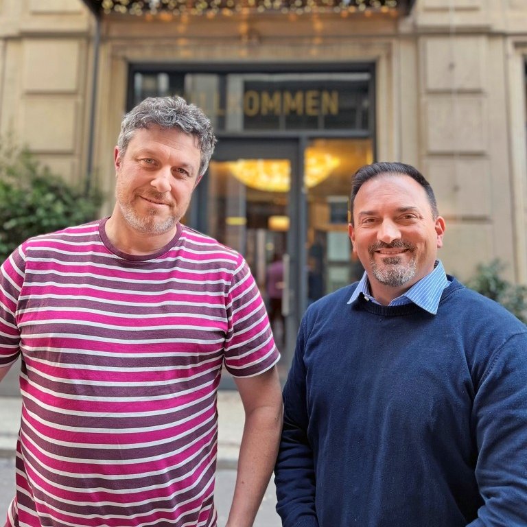 Andrew Scordilis (r.) kehrt als Direktor an den Krystallpalast zurück und arbeitet wieder mit dem künstlerischen Leiter Urs Jäckle (l.) zusammen