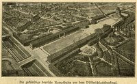 Entwurf eines Stadions am Völkerschlachtdenkmal