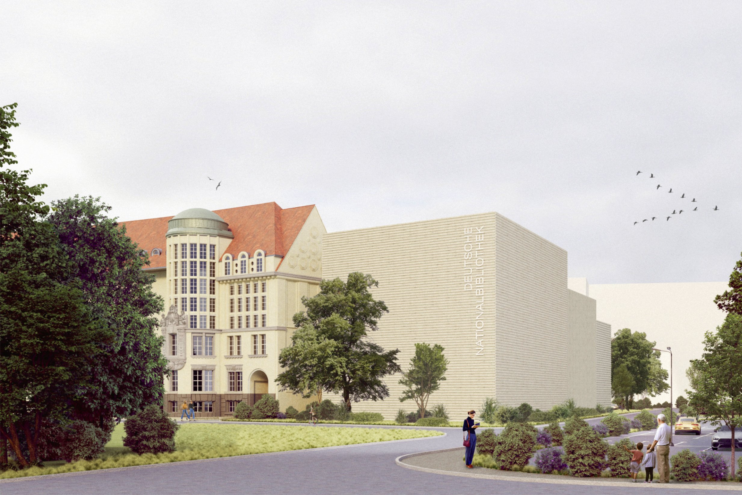 So soll der kommende Erweiterungsbau 2030 aussehen