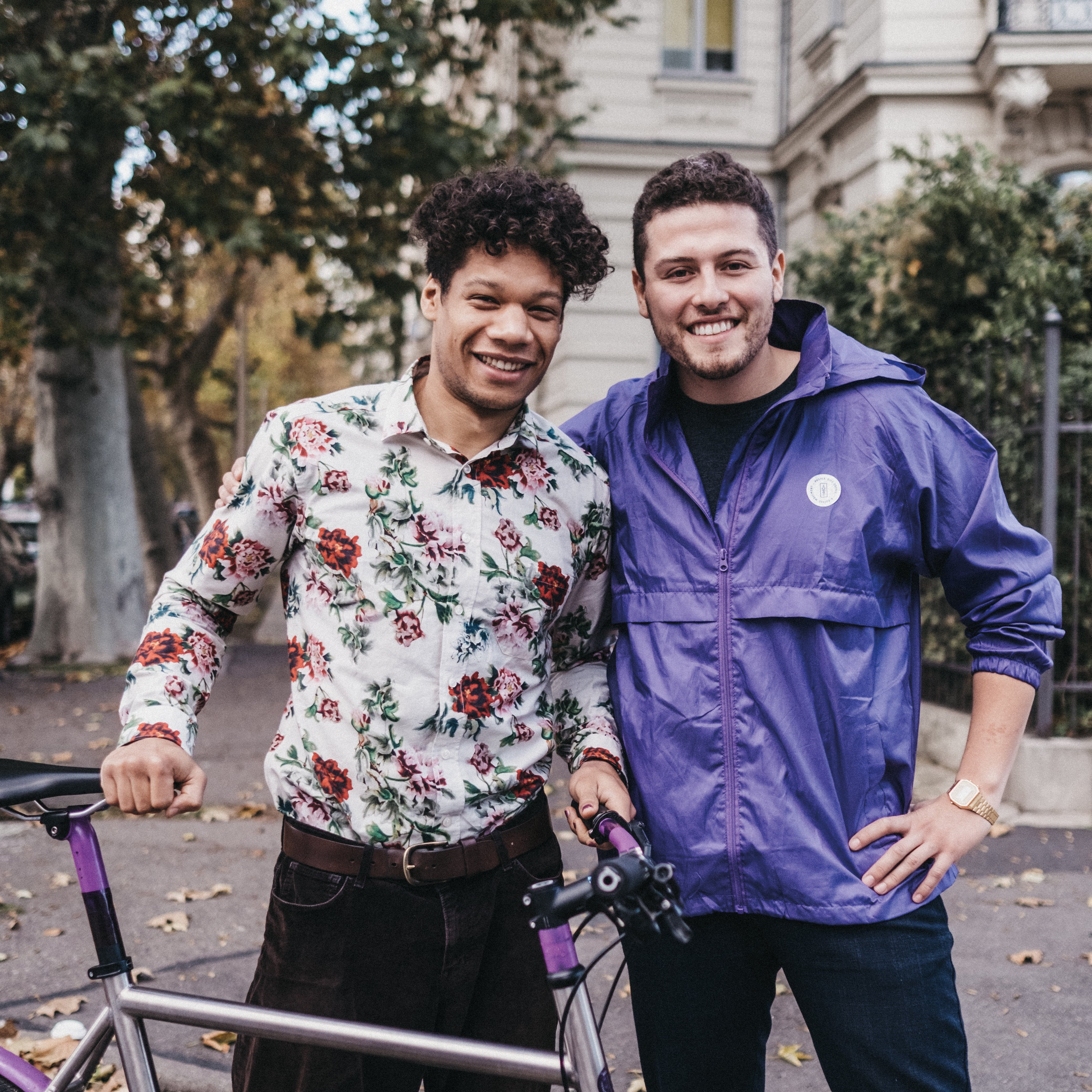 Die Gründer von Purple Bike Coffee