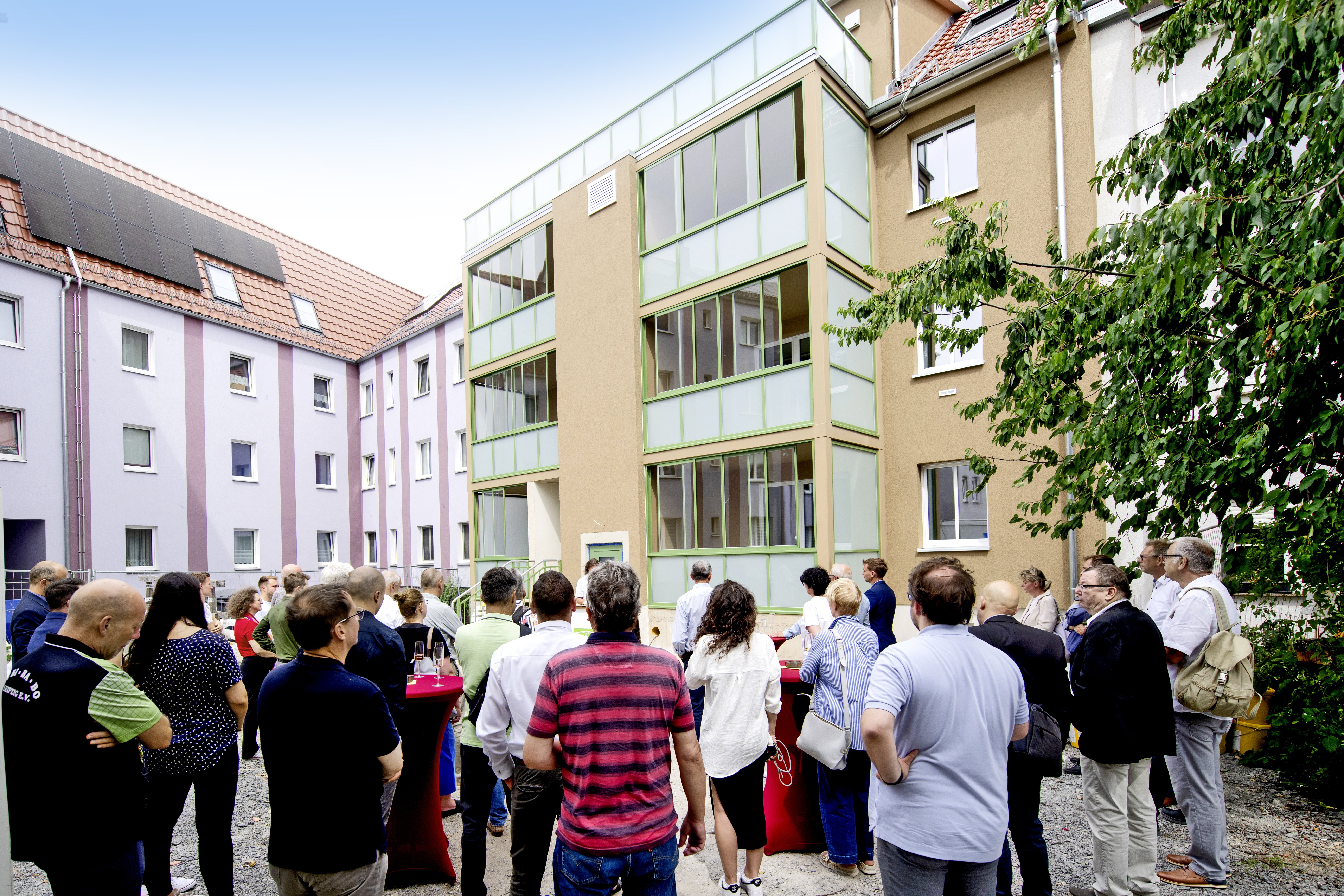 Nachhaltig, sozial, kostengünstig: Pilotprojekt „NATURA” der UNITAS in der Feldstraße 6 in Delitzsch