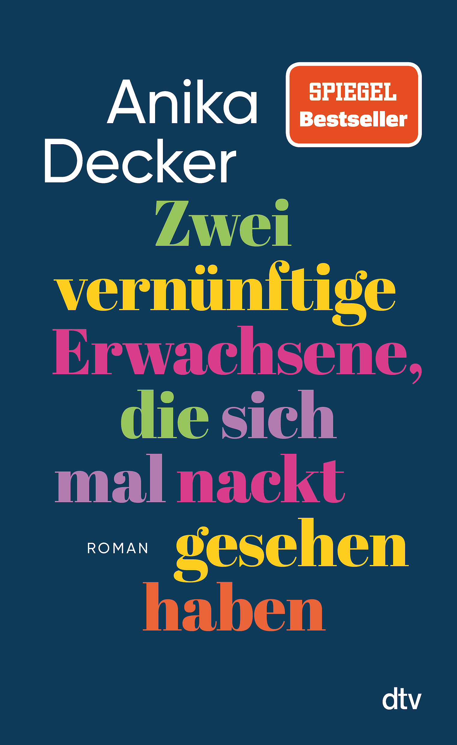 Cover: Anika Decker - Zwei vernünftige Erwachsene, die sich mal nackt gesehen haben