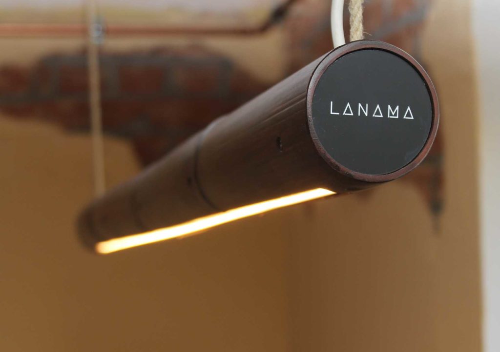 eine Lampe 