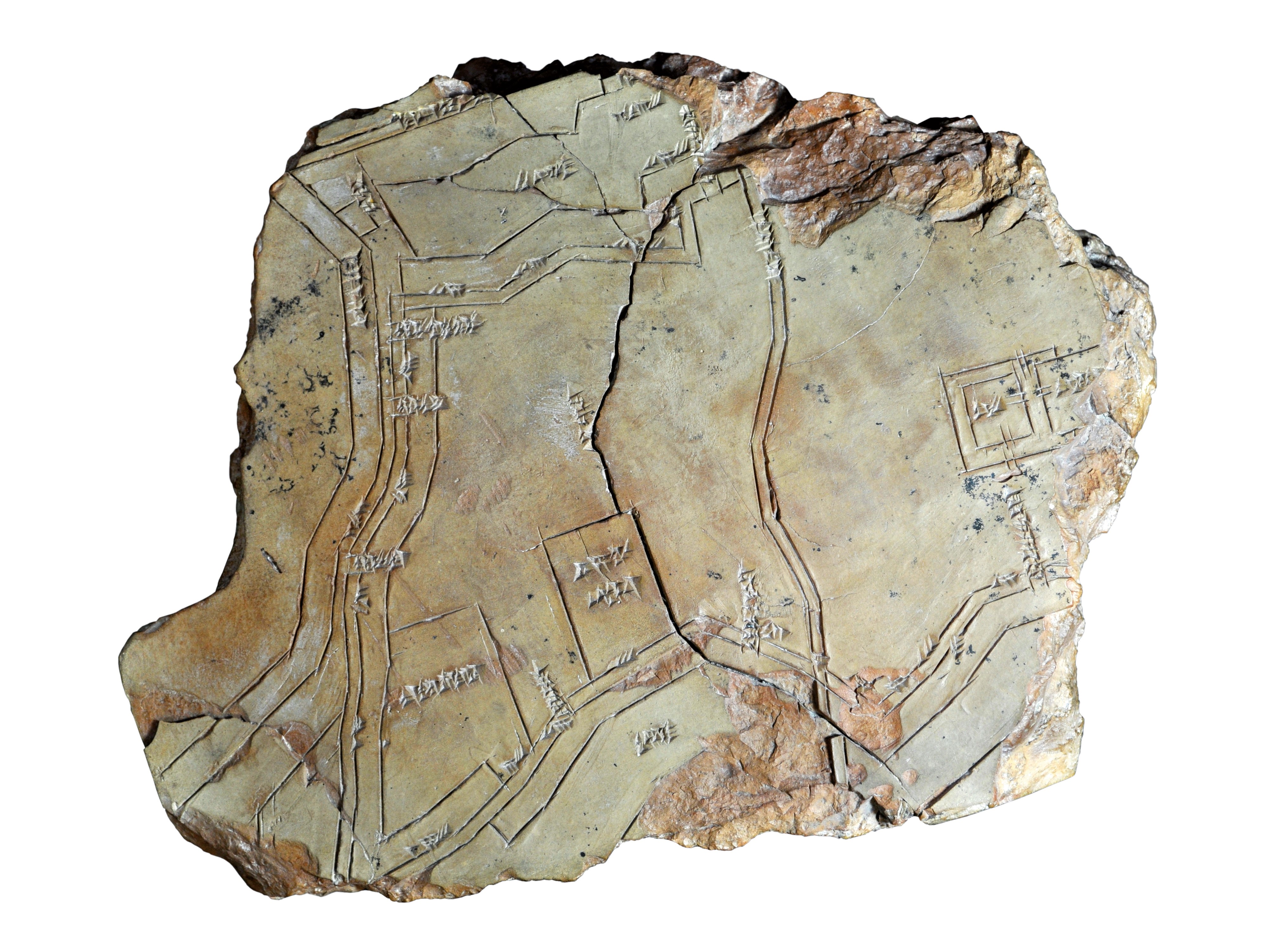 älteste Stadtplan der Welt aus dem antiken Nippur