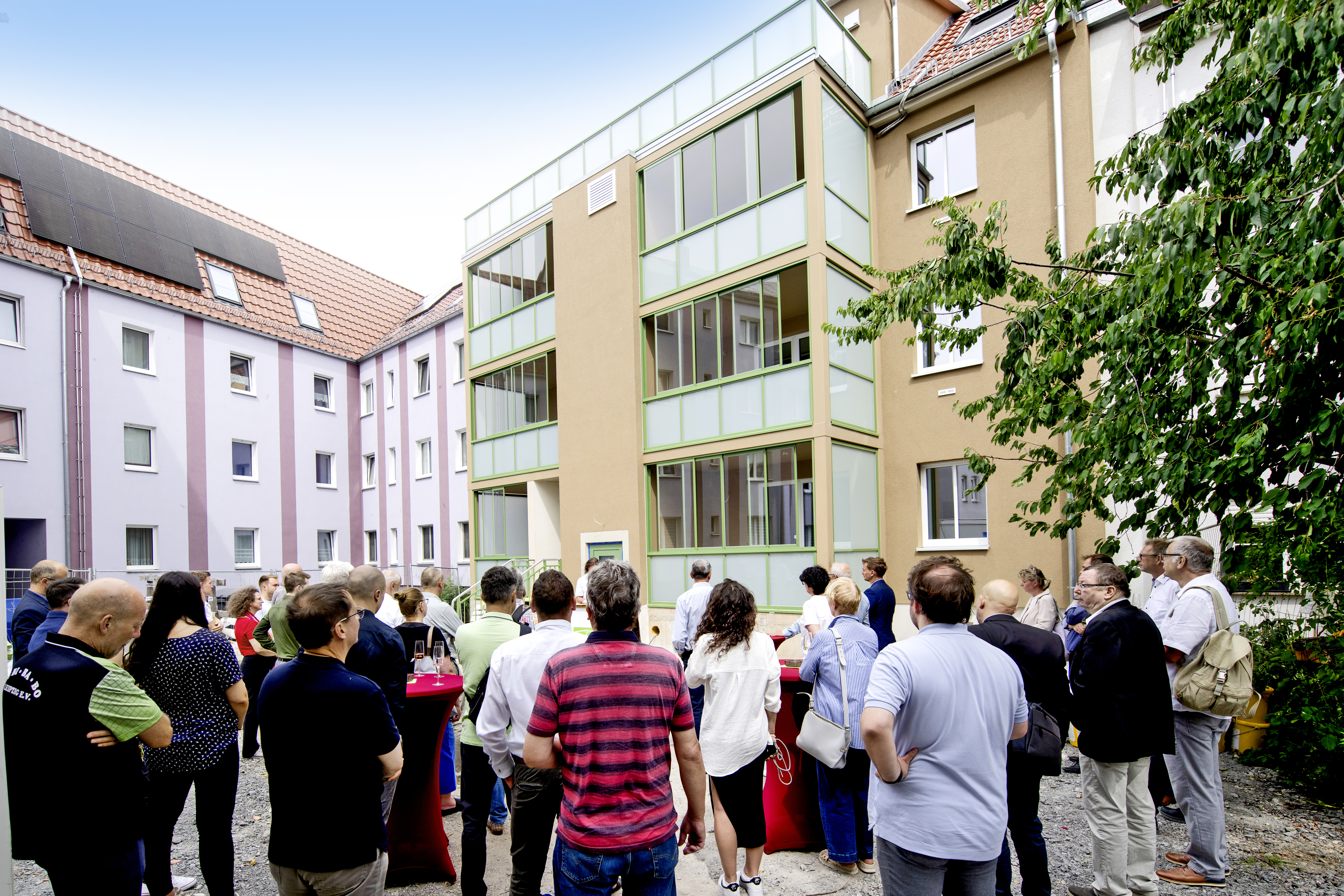 Nachhaltig, sozial, kostengünstig: Pilotprojekt „NATURA” der UNITAS in der Feldstraße 6 in Delitzsch