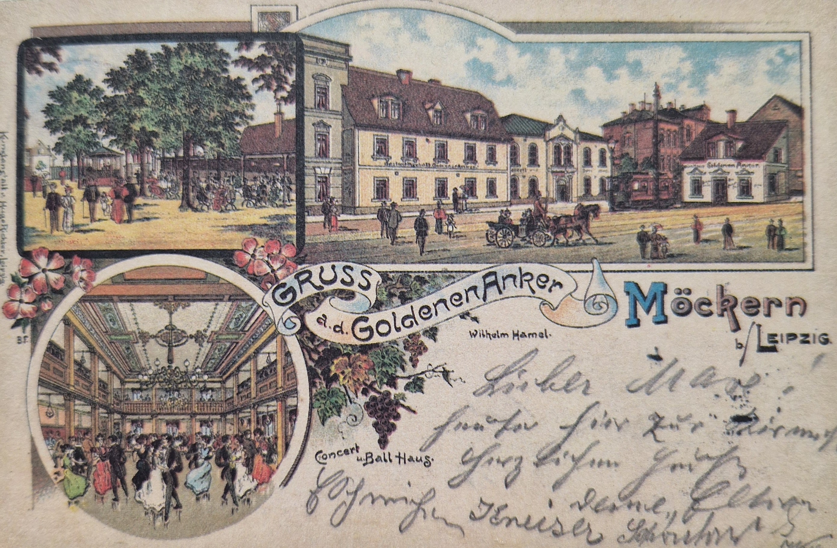 Zum Goldenen Anker Leipzig 1901